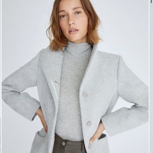 Aritzia Wilfred Cocoon Coat in Italian wool and cashmere